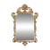 Solid copper 20th Century French Louis XV style beveled wall mirror