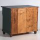 Commode ancienne en pin peint – Commode rustique européenne verte – circa 1900