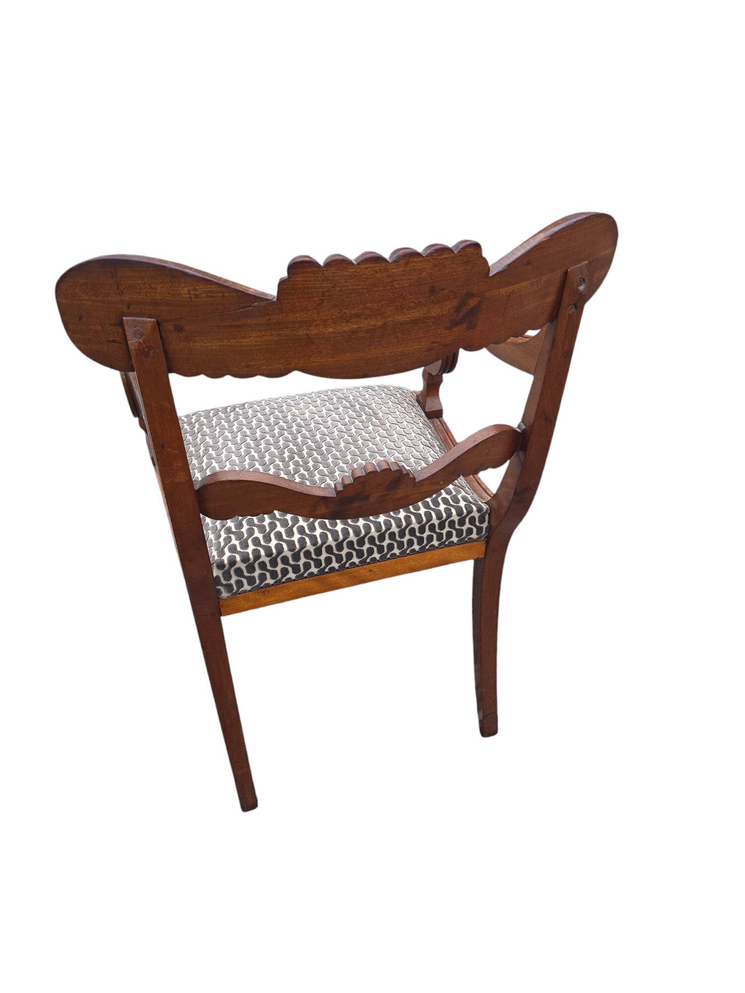 Regency style mahogany armchair