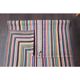 Tapis de couloir kilim turc vintage en laine et coton rose noué à la main
