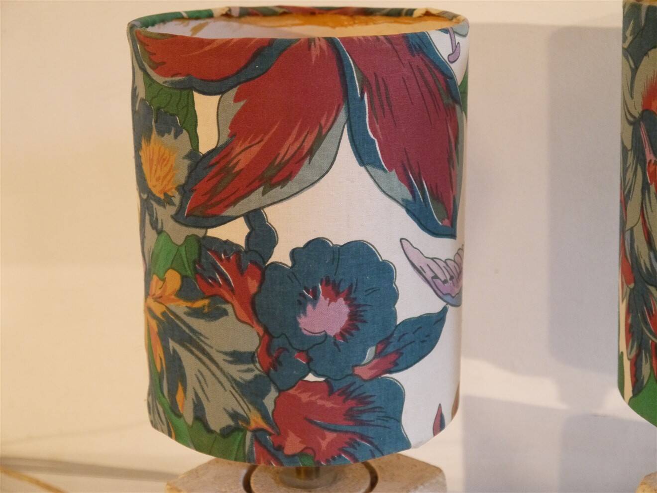 Pair of lamps made of Gard stone, 1970.