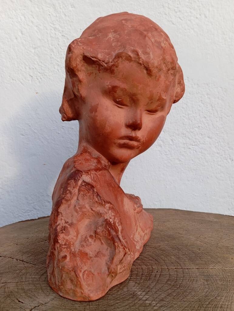 Terracotta bust Amedeo Gennarelli