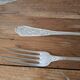 Ravinet d'Enfert silver plated fork and spoon set 84g