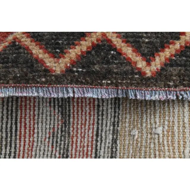 Turkish Runner, Vintage Oushak Wool Runner, Geometric 70's Runner 78x411