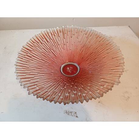 Vintage glass deep dish