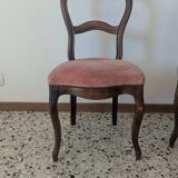 Pair of Louis Philippe style chairs
