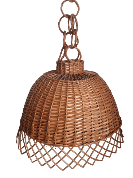Two wicker blinds