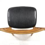 Set of 4 Scandinavian oak chairs, Sweden, 1960