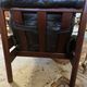 Admiral armchair and its ottoman by Erik Merthen Sweden vintage 1960
