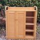Wooden sideboard Gervasoni