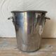 Champagne bucket with shell handles from the 1940s-50s.
