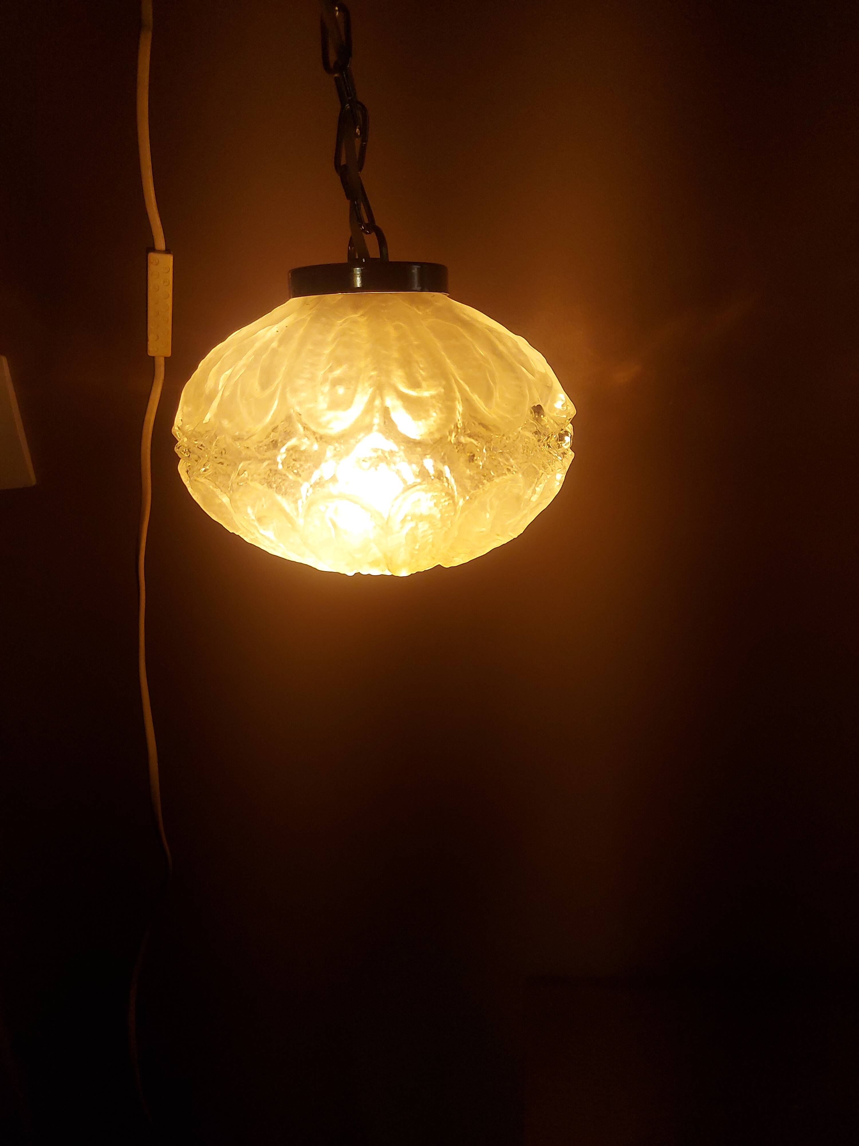 Art deco chandelier suspension