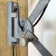 Grey Industrial Gooseneck Scissor Wall Lamp from Elektroinstala, 1960s