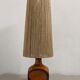 Vintage ceramic lamp and jute rope