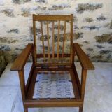 Armchair 50s style scandinavian 3 positions