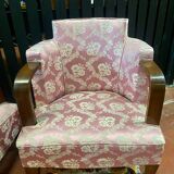 Pair of art deco armchairs