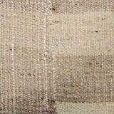 Striped Pattern Brown & Cream Vintage Kilim Rug, 220x300Cm