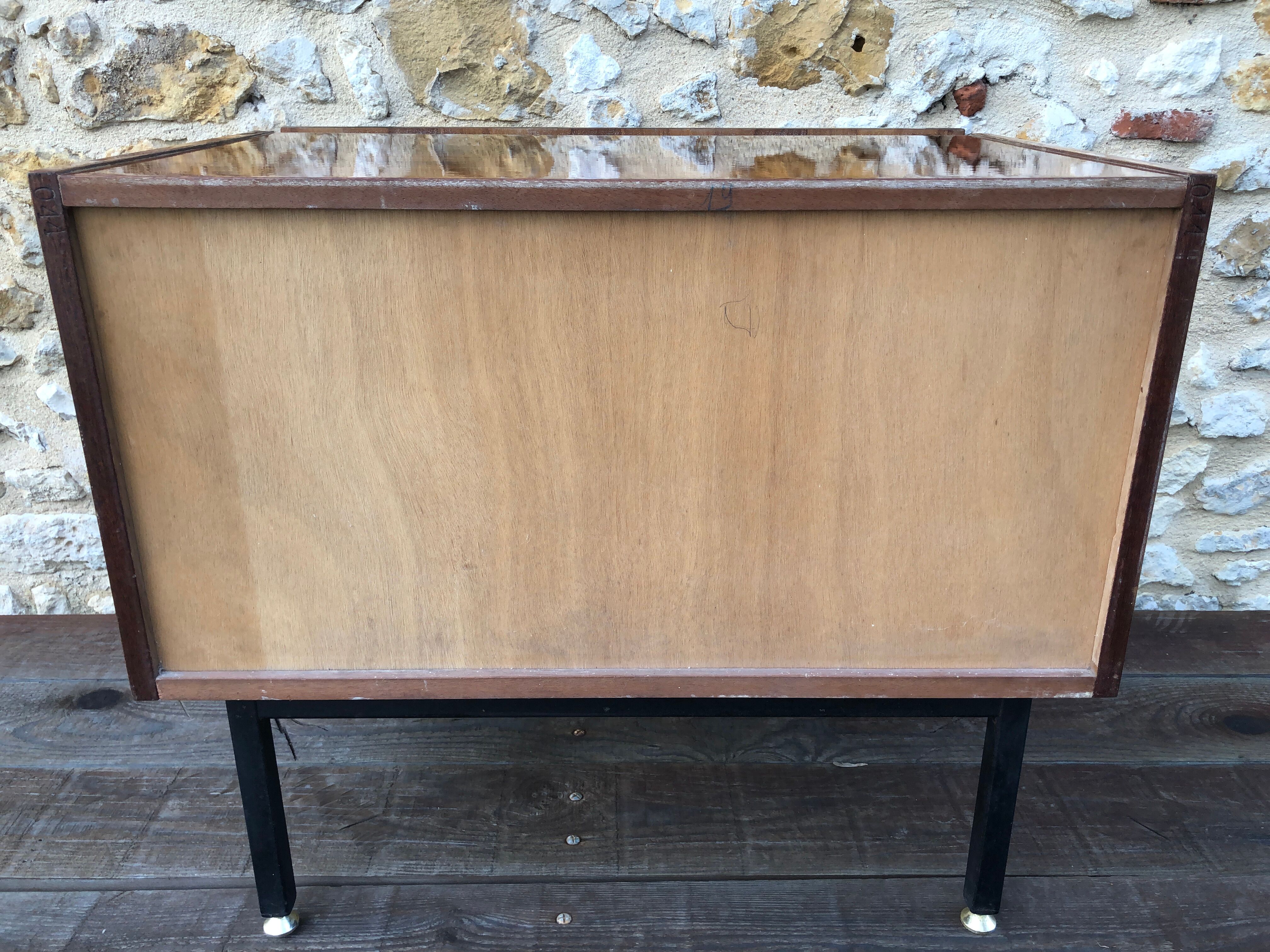 Vintage dresser with three rosewood drawers circa 70