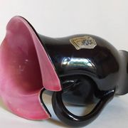 Bicolor pitcher of the Norman Potteries of Louviers 50s