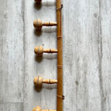 Wooden coat rack 5 hooks