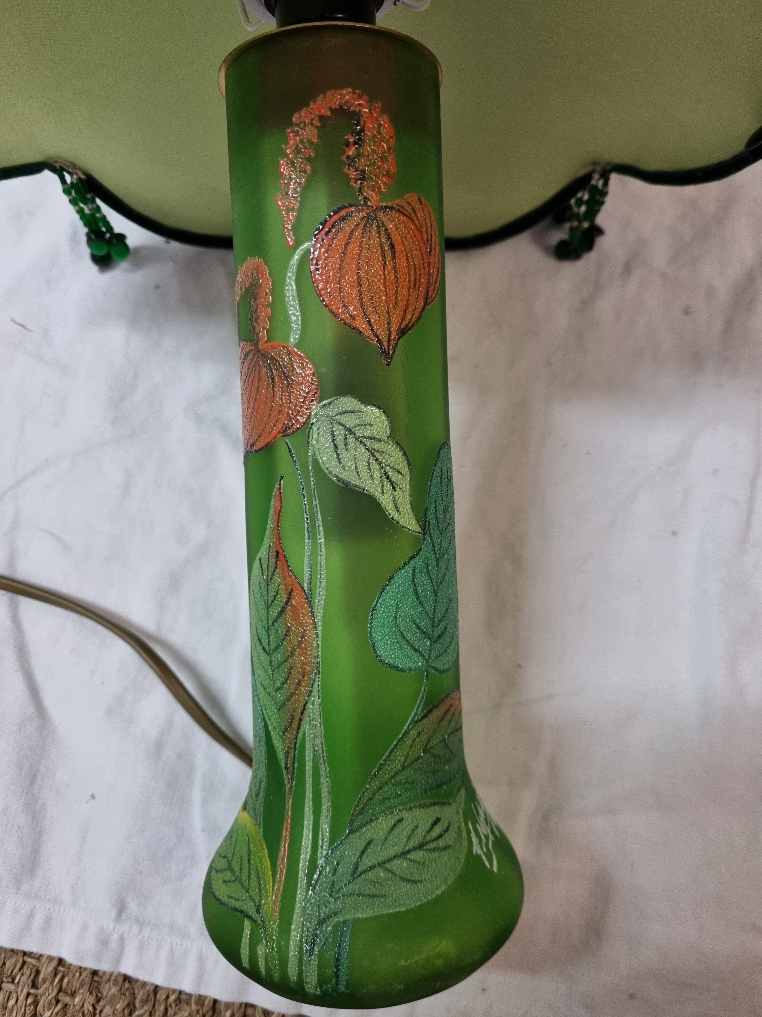 Blown glass lamp André Naudy 1920