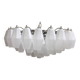 Lustre en verre de murano « poliedri » sablé d60