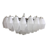 Lustre en verre de murano « poliedri » sablé d60
