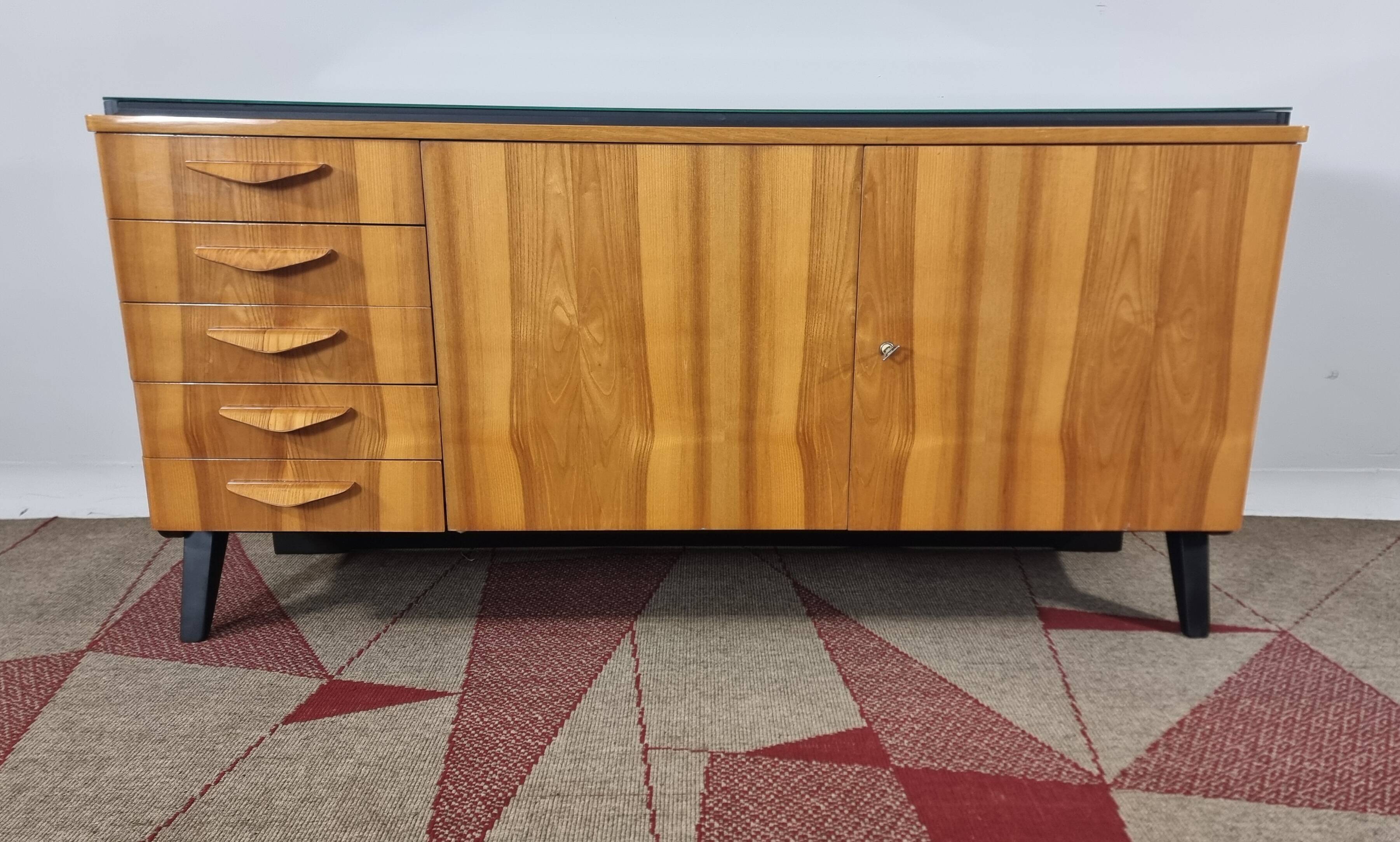 Vintage Brown Cabinet from Tatra, 1970s