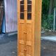 Scandinavian tall solid wood wardrobe with hanging space