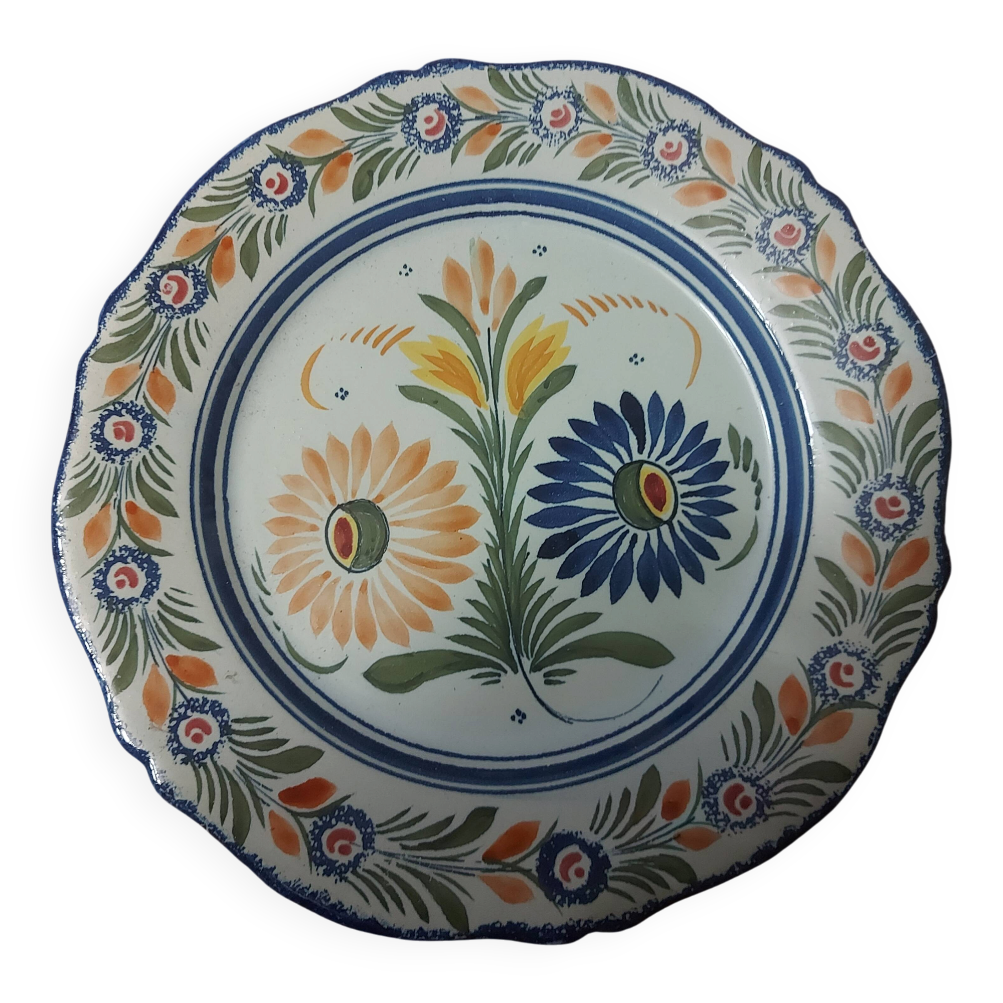Decorative plate Henriot Quimper