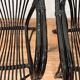 Paire de fauteuils en rotin vintage