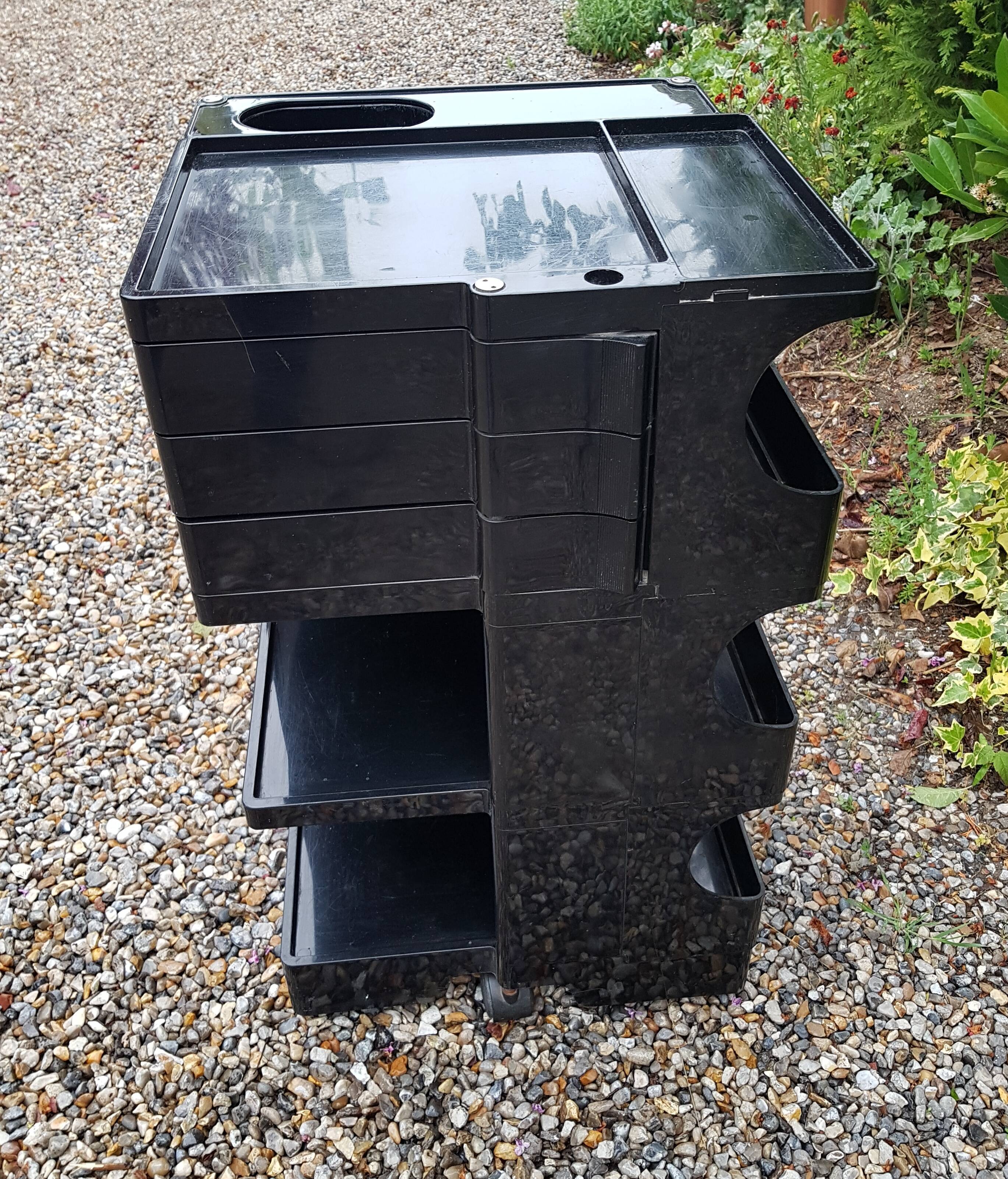 Joe Colombo black serving table