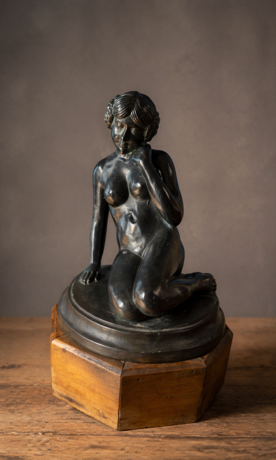 Terracotta sculpture, Art Deco, Venus 1930