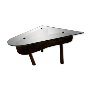 Table basse en bois massif