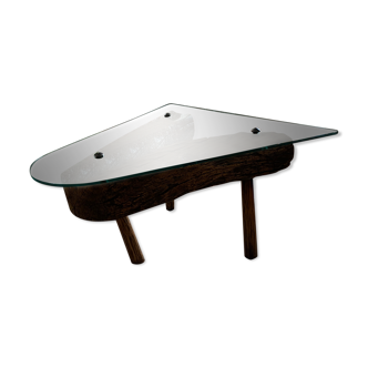 Table basse en bois massif