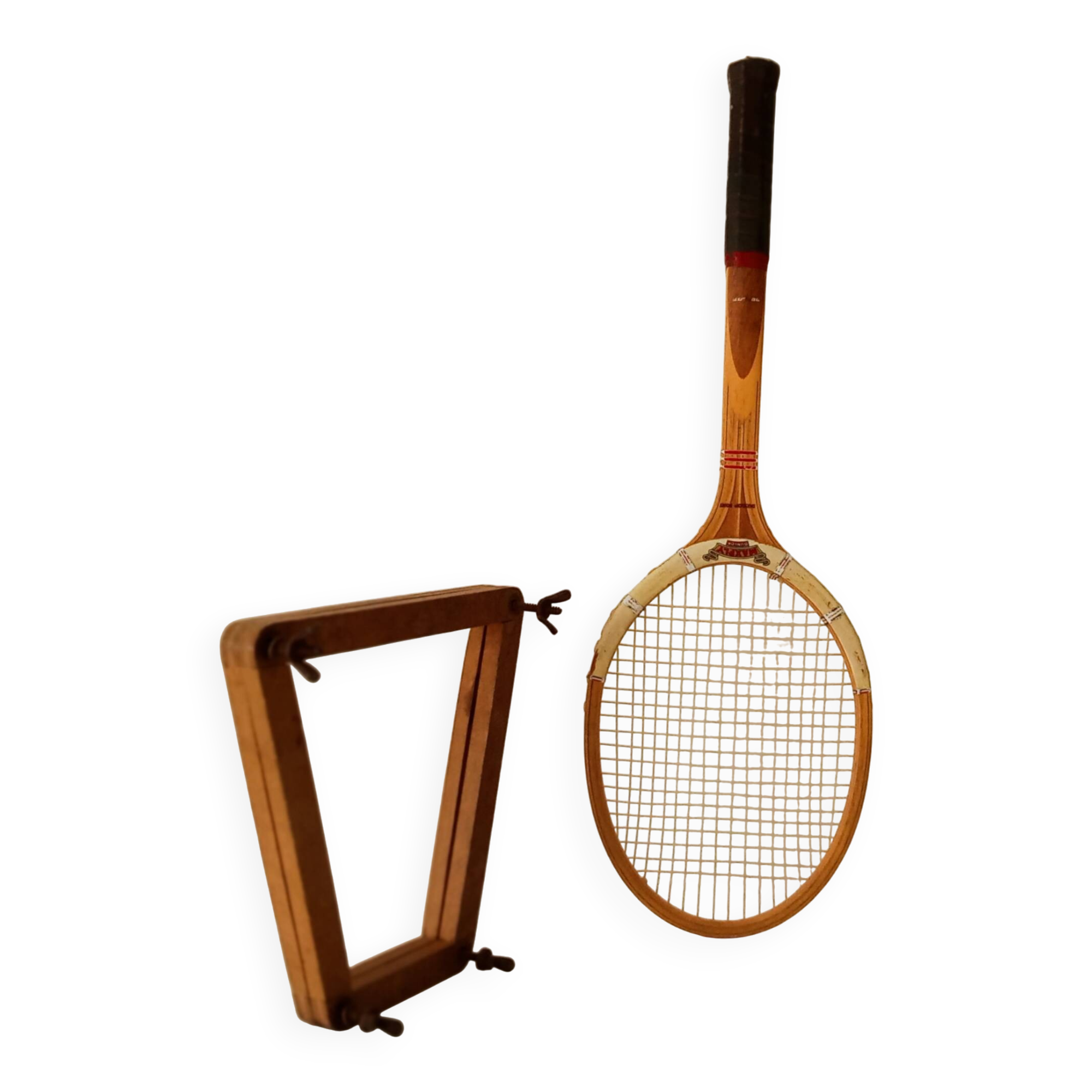 Vintage wooden tennis racket Dunlop Maxply Fort
