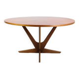 Coffee table – Round – Teak – Holger Georg Jensen – Kubus – 1960s