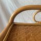 Commode vintage en rotin et bambou
