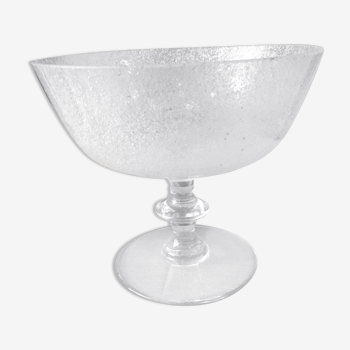 Crystal fruit cup and glass