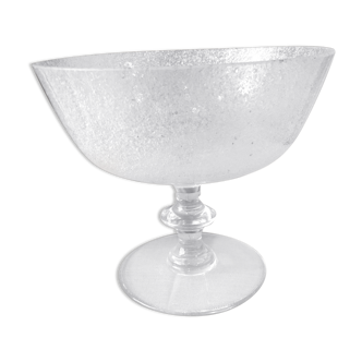 Crystal fruit cup and glass