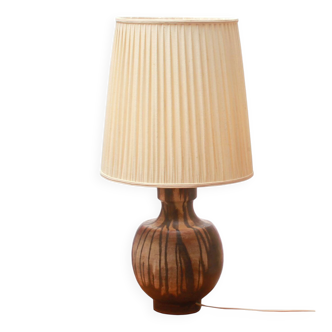 1960s table lamp Majolika