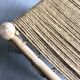 Tabouret minimaliste en bois et corde