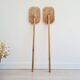 Paire de pagaies en bois