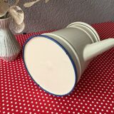 Vintage beige enamelled teapot