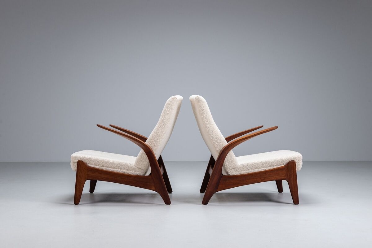 Rastad and Relling low back lounge chairs Gimson and Slater Norway 1960