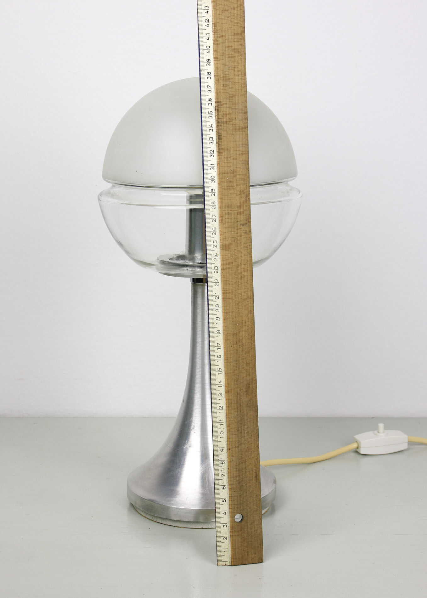 Space age german mushroom table lamp from Doria Leuchten, 1970s