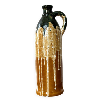 cruche en grès pyrité