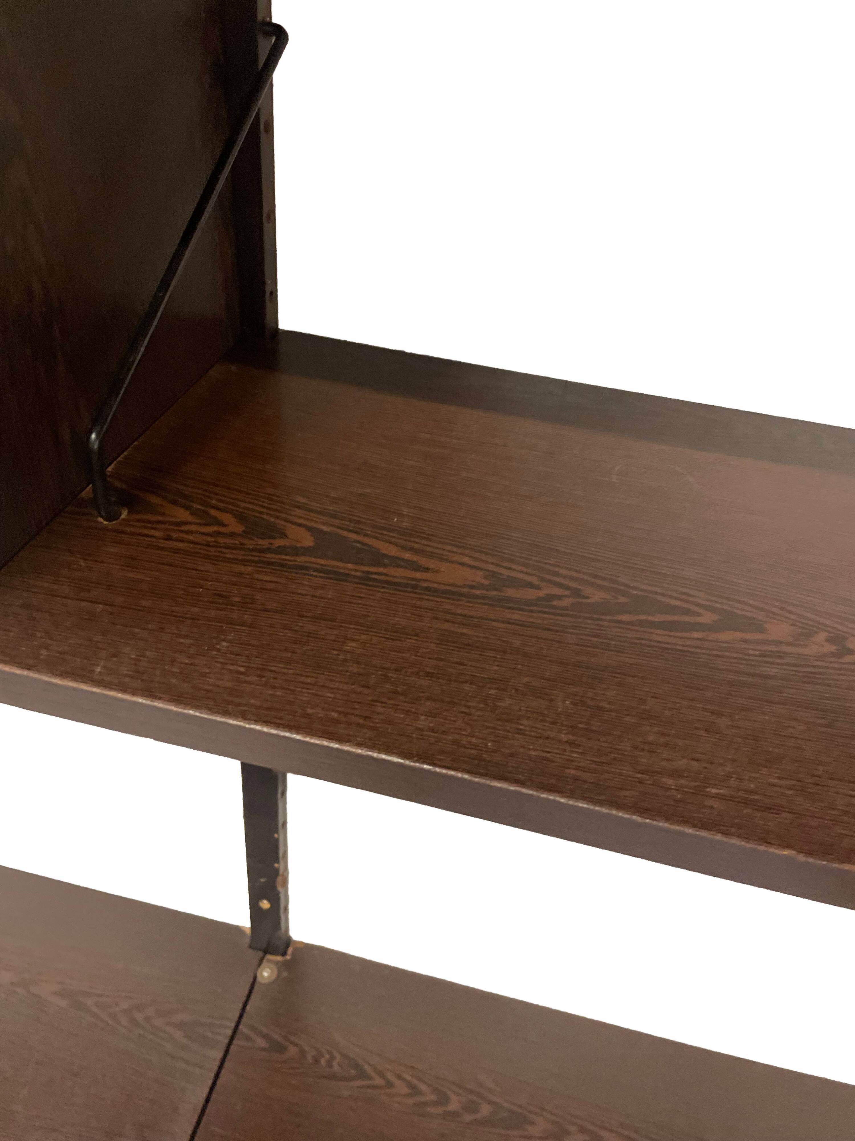 Vintage Poul Cadovius Royal System Wandsysteem Wenge