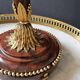 Ostrich Egg, Base in Brass and Brown Marble Empire Napoleon III H: 35cm