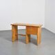 Pine desk, Mobiler Gal, La Plagne 60s